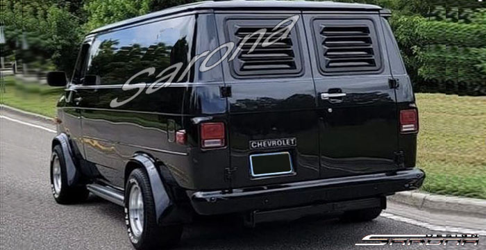 Custom Chevy G10/G20/G30 Van  All Styles Rear Louver (1971 - 1995) - $189.00 (Part #CH-001-RL)